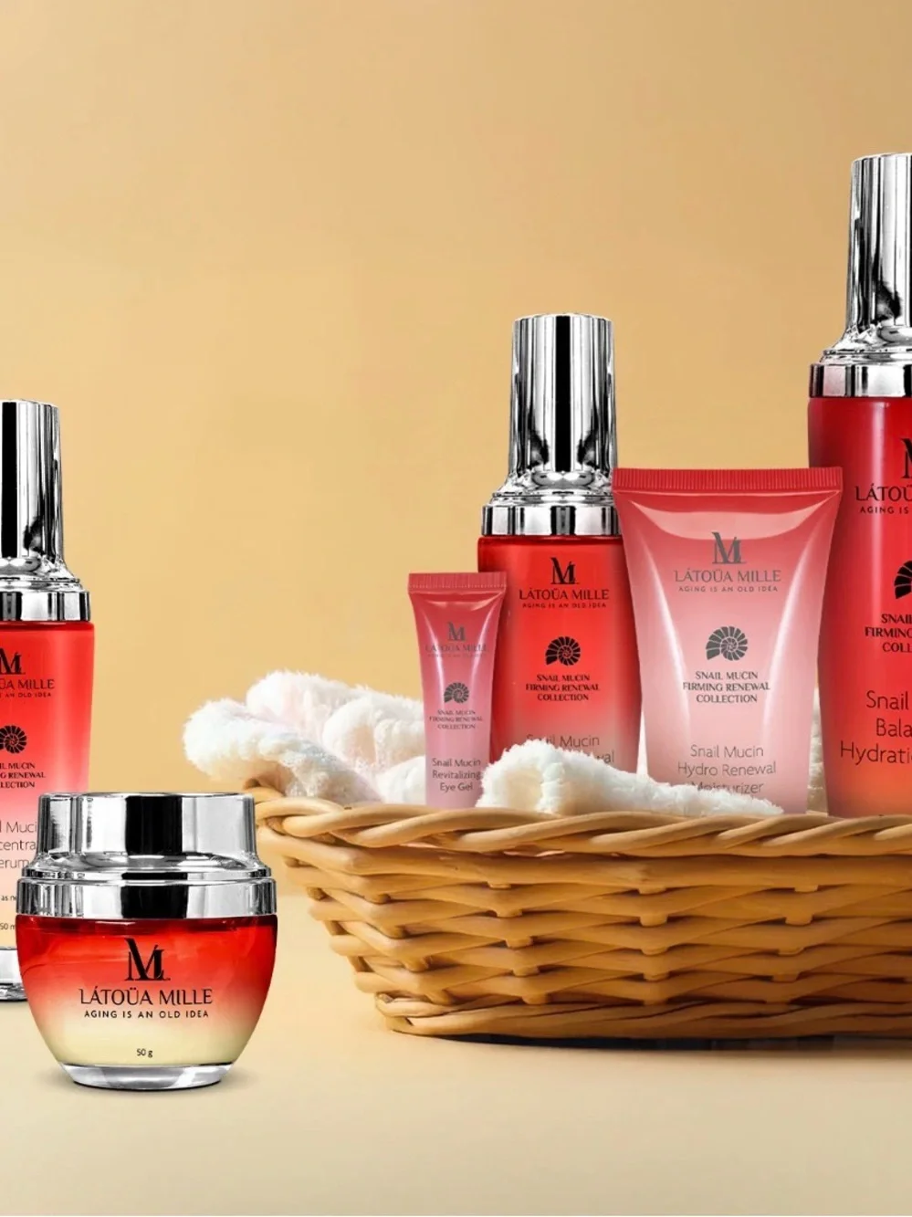 Latoua Mille Snail Mucin Firming Renewal Collection – White